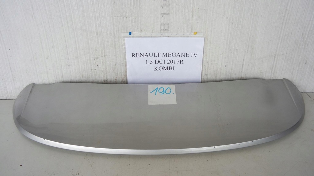 фото №1, Спойлер спойлер кришки задня renault megane iv kombi 960301593r