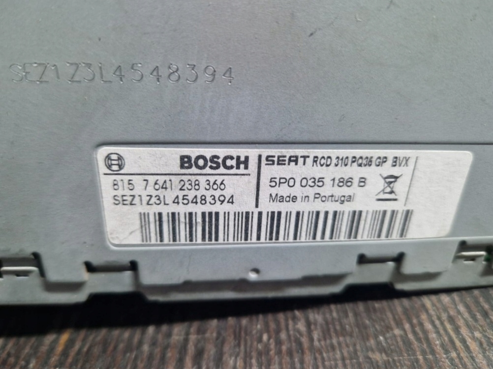 фото №3, Seat leon ii радіо cd 5p0035186b