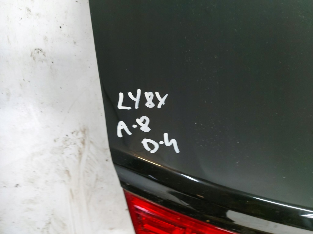 фото №7, Audi a8 d4 4h 2012 кришка багажника багажника задня комплектна лампи czarna ly8x