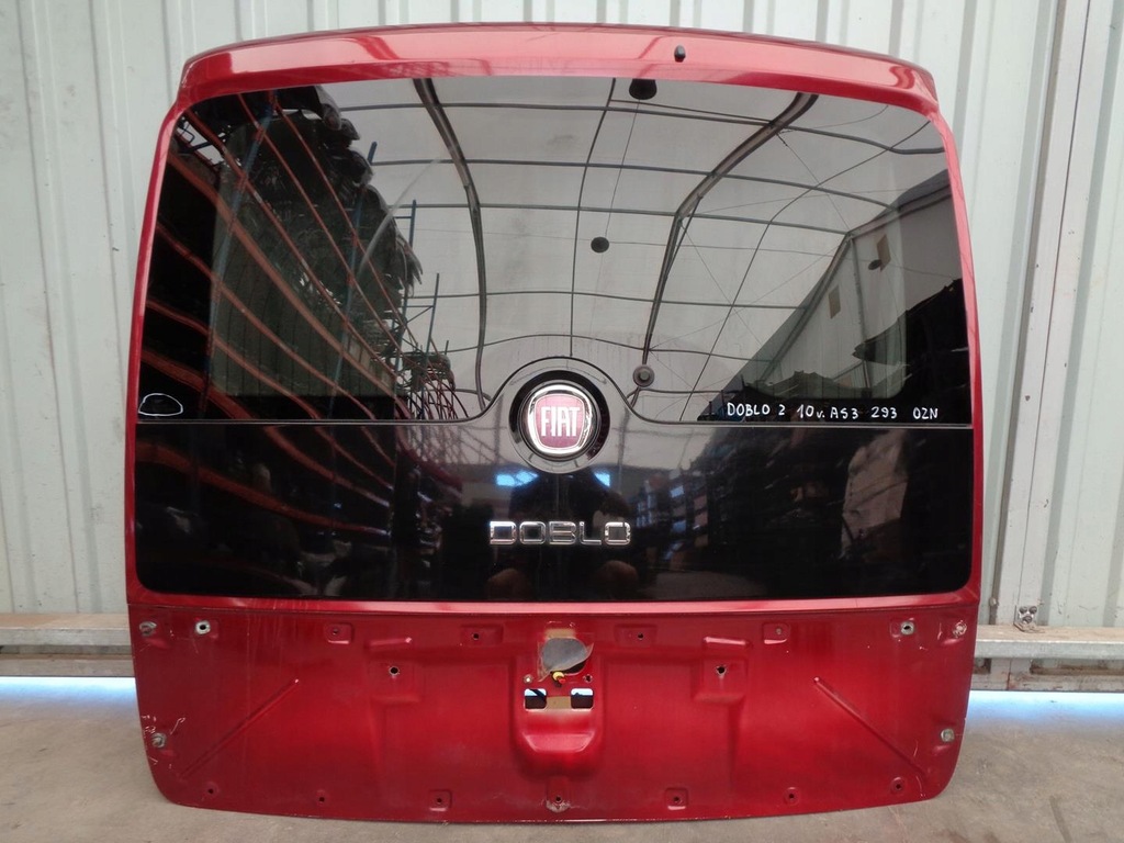 фото №1, Крышка багажника задняя fiat doblo 2 ii 2010r. as3 kod 293