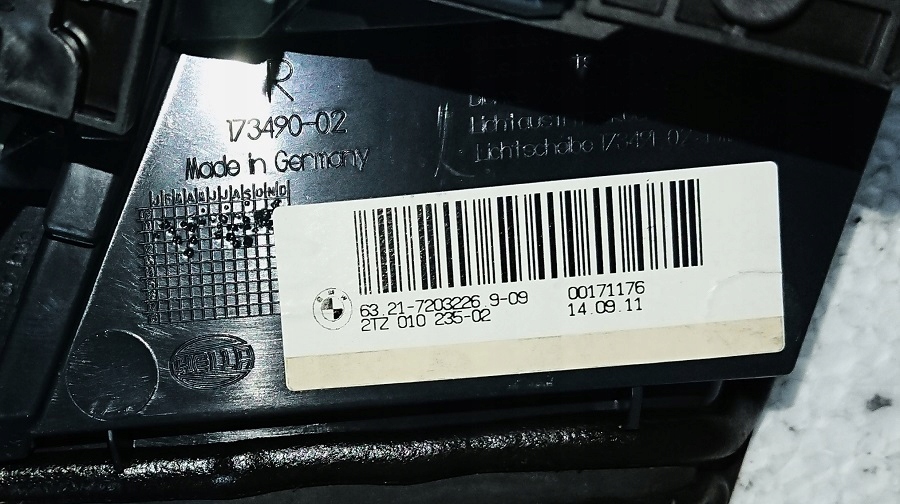 фото №10, Лампа правая задняя bmw 173462-02