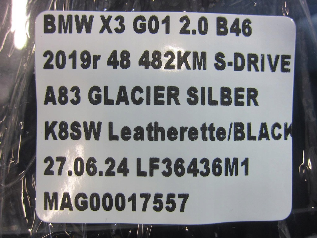фото №12, Bmw x3 g01 x4 g02 дзеркало внутрішнє 6995975 середній 51166995975