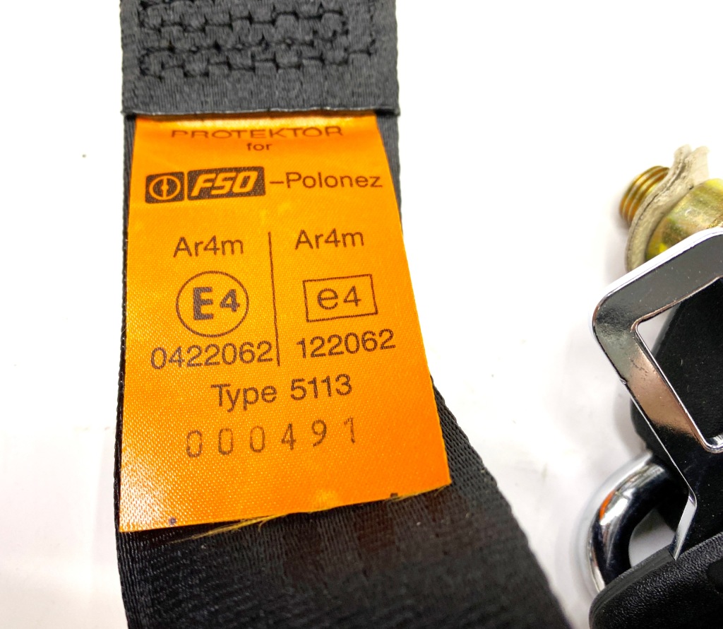 фото №3, Pas ремни безопасности bezwładnościowy fso polonez nowe оригинальные