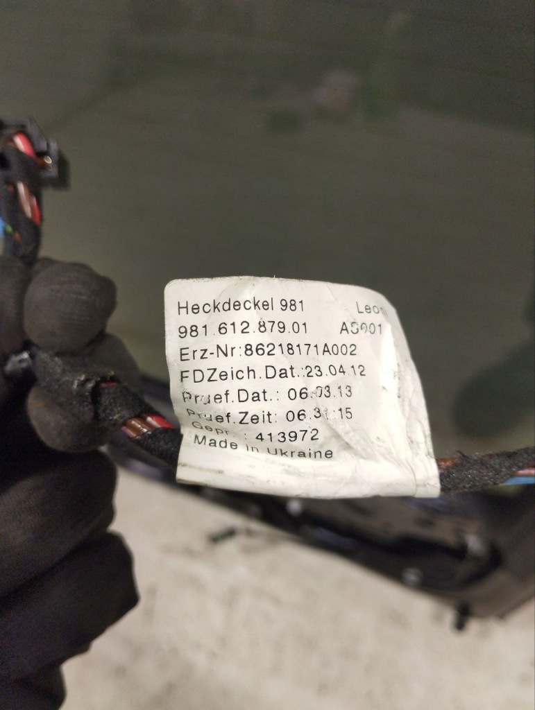 фото №6, Кришка багажника porsche cayman 2014 98151242101