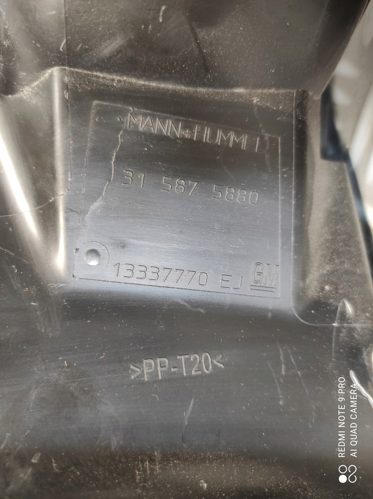 фото №8, Резонатор впуск фильтра воздуха opel astra iv j 1.4 turbo