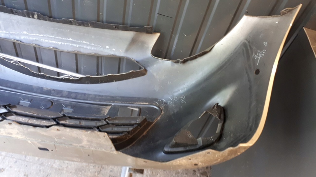 фото №11, 620223hn0a бампер перед nissan micra k13 lift 13r золотий