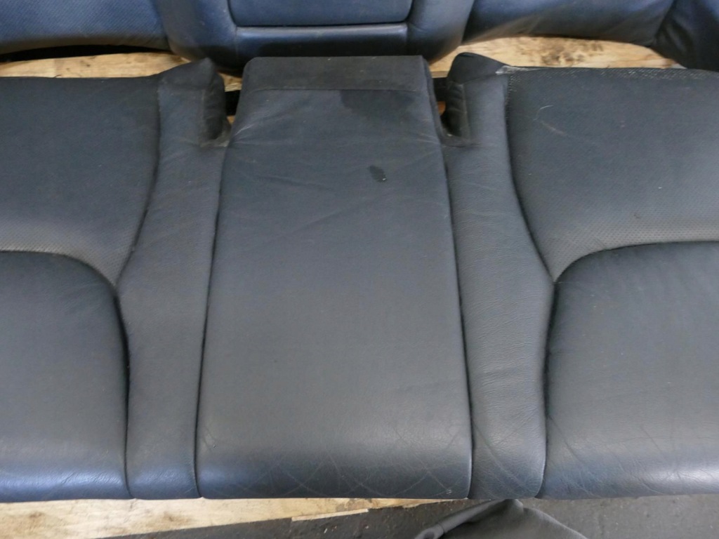 фото №11, Mercedes s w220 заднє сидіння задня задня підголівники czarna шкіра