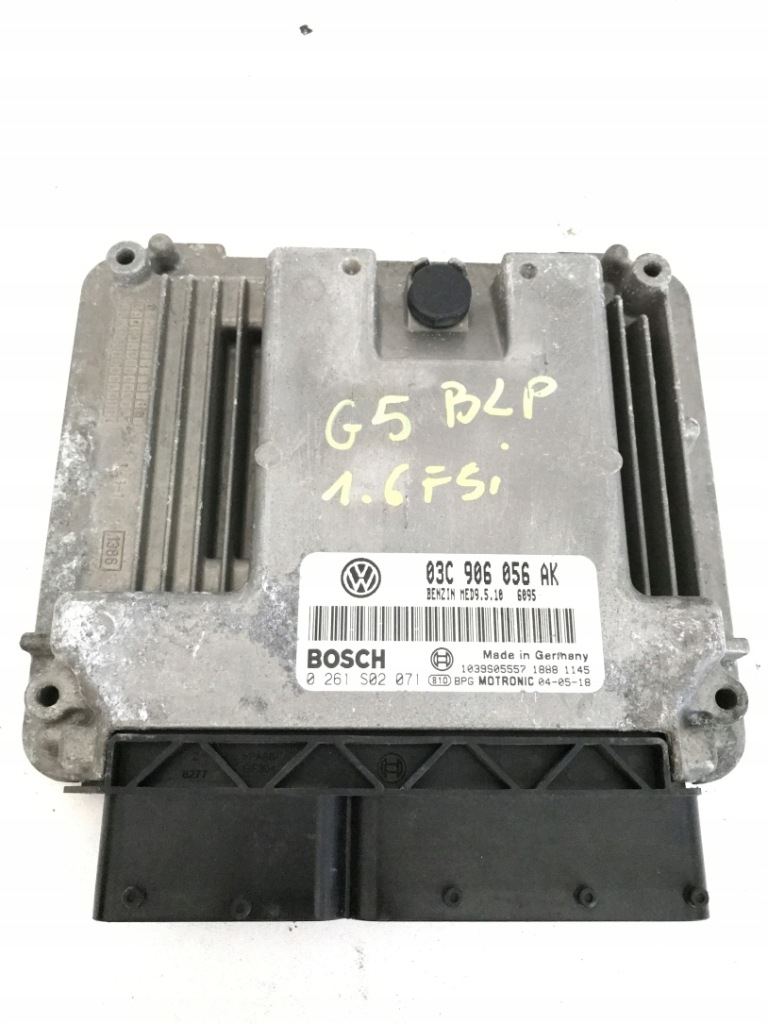 фото №1, Бортовой компьютер двигателя бортовой компьютер volkswagen оригинальный номер 03c906056ak
