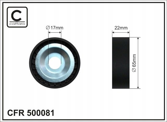 Caffaro ролик натягувача 65x17x22 Ціна