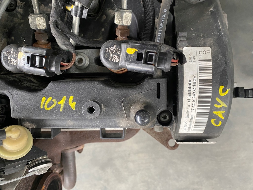 фото №7, Audi a3 8p 1.6 tdi двигун kompletny cayc