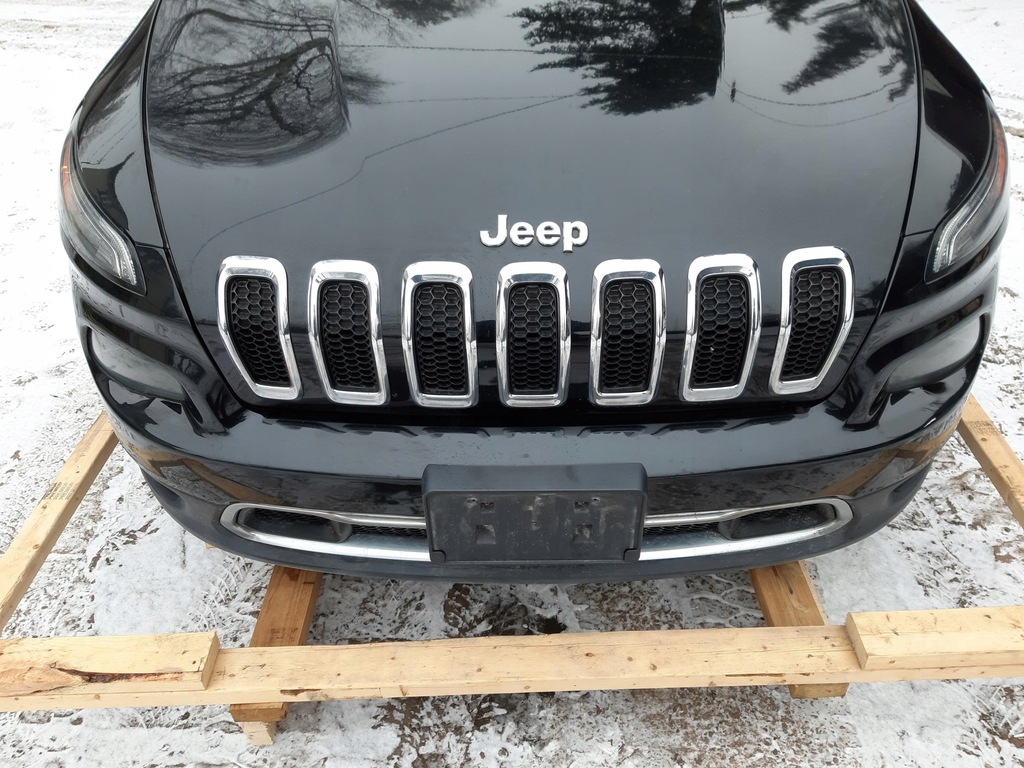 фото №5, Капот бампер лампа jeep cherokee kl 13-18r pxr радіатор перед usa