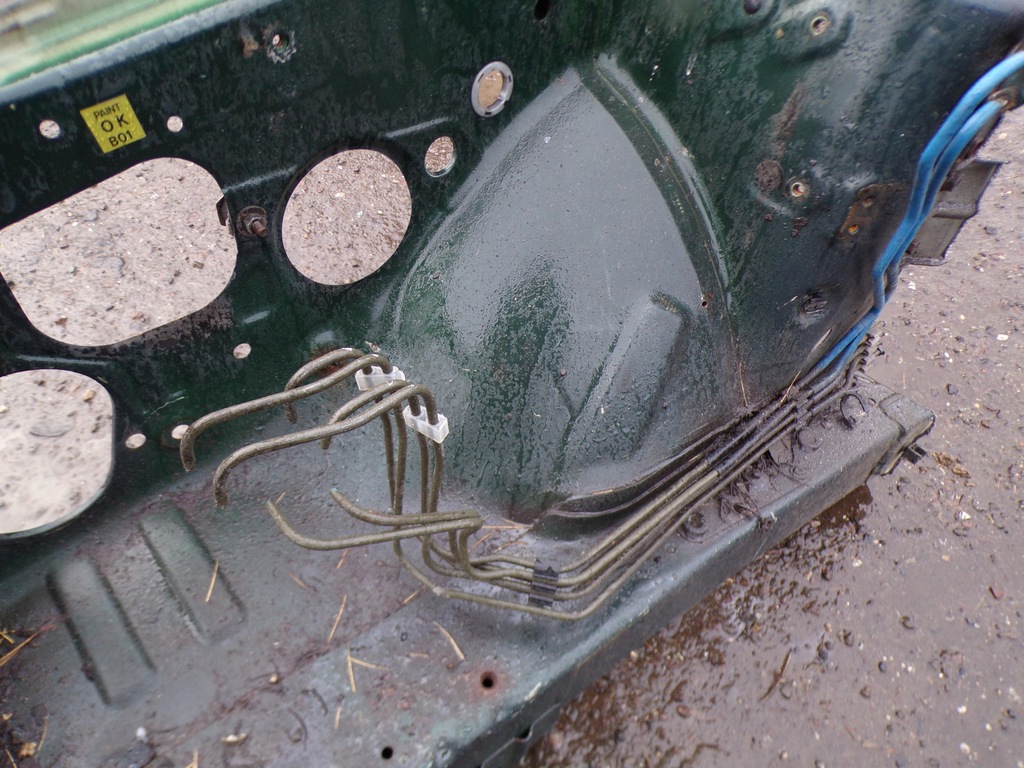 фото №9, Subaru forester sg ii pas передний лонжерон панель фары балка 2c6 зелёный