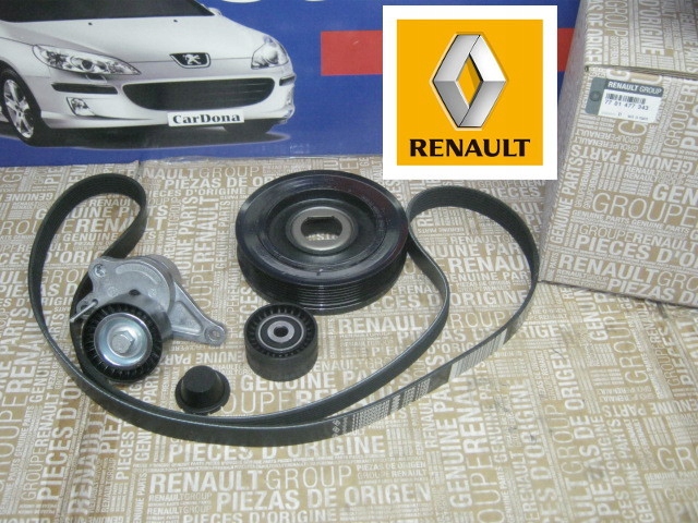 фото №2, Набор ремень renault megane scenic ii 2.0 dci оригинальный номер