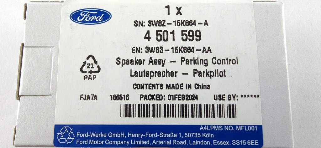 фото №11, Динамик датчиков парковка ford focus mk2 mk4 ka