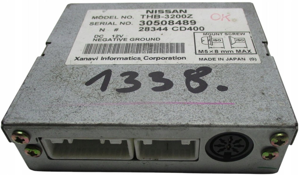 фото №1, Модуль бортовой компьютер 28344cd400 nissan 350z