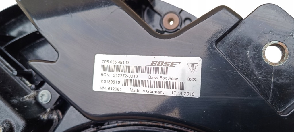 Porsche cayenne 2 7p 2010-17 динамик сабвуфер 7p5035481d оригинал в Украине