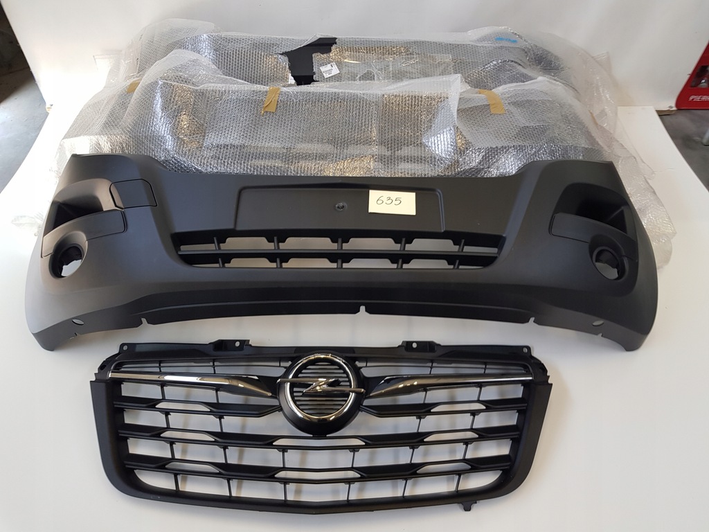 фото №1, Бампер передній решітка радіатора opel movano lift