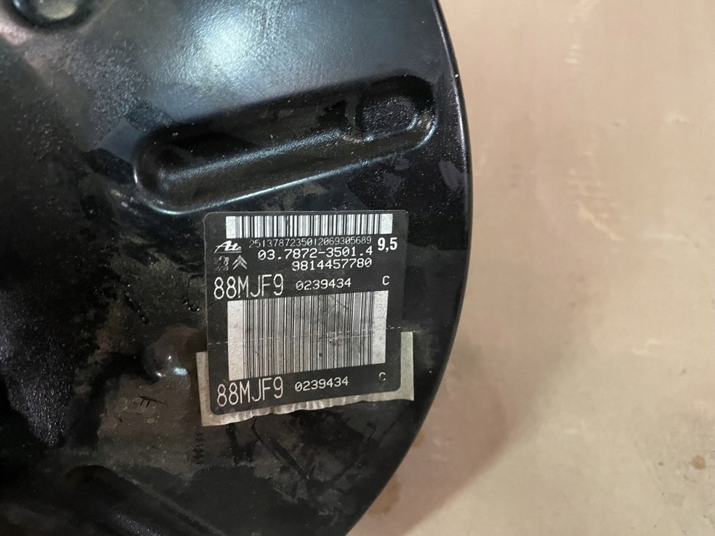 фото №5, Підсилювач гальм + насос гальмівна 9814457780 citroen c4 picasso ii 2 spacetourer