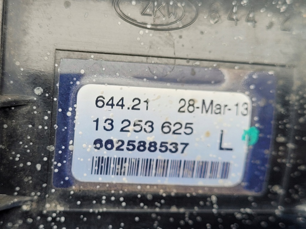 фото №9, Opel-części | corsa d e meriva b противотуманная фара левый бампера перед lift 13253625