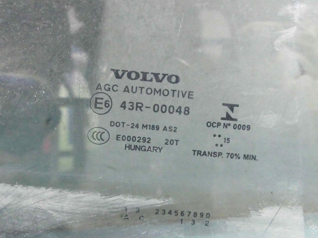 фото №2, Стекло дверь задняя правая volvo v40 ii 12-19