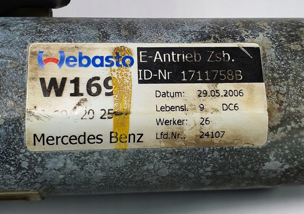 фото №5, Моторчик люк mercedes w245 a1688204110