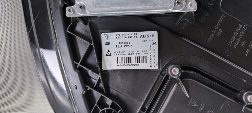 Porsche cayenne 3 9y 9y0 full led лівий правий фара фара pdls чорний Оригінал