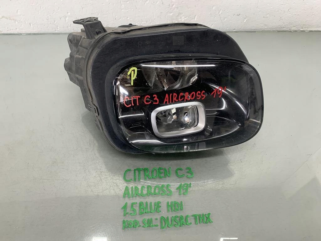 фото №1, Лампа права передня перед citroen c3 aircross 13468647