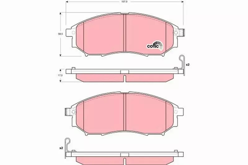 фото №13, Trw гальмівні диски+ гальмівні колодки перед renault koleos j10 320mm