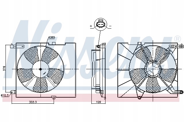 фото №12, Електровентилятор chvevrolet aveo 05-/kalos 02-