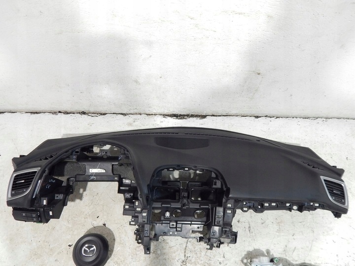 фото №8, Подушки безопасности воздушные приборная панель mazda 3 bm 13-19 консоль комплект подушек приборная панель a