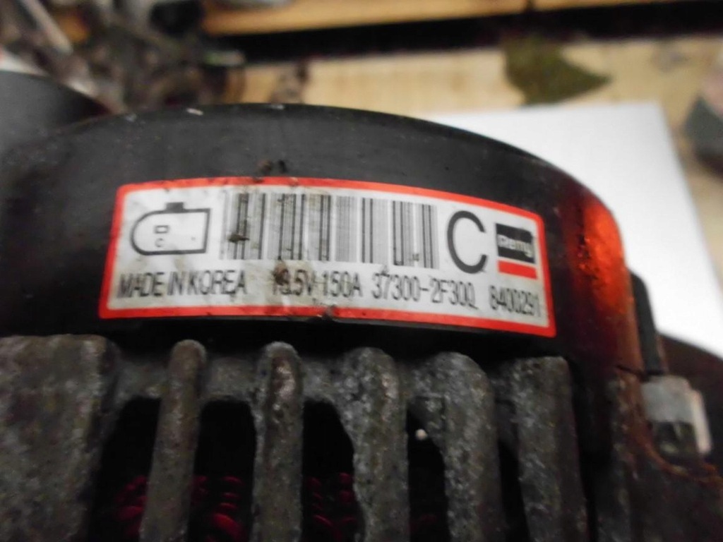 фото №6, Генератор hyundai santa fe iii 37300-2f300 dr29s