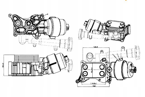 фото №2, Nrf радіатор оливи alfa romeo mito 1.3d 08-