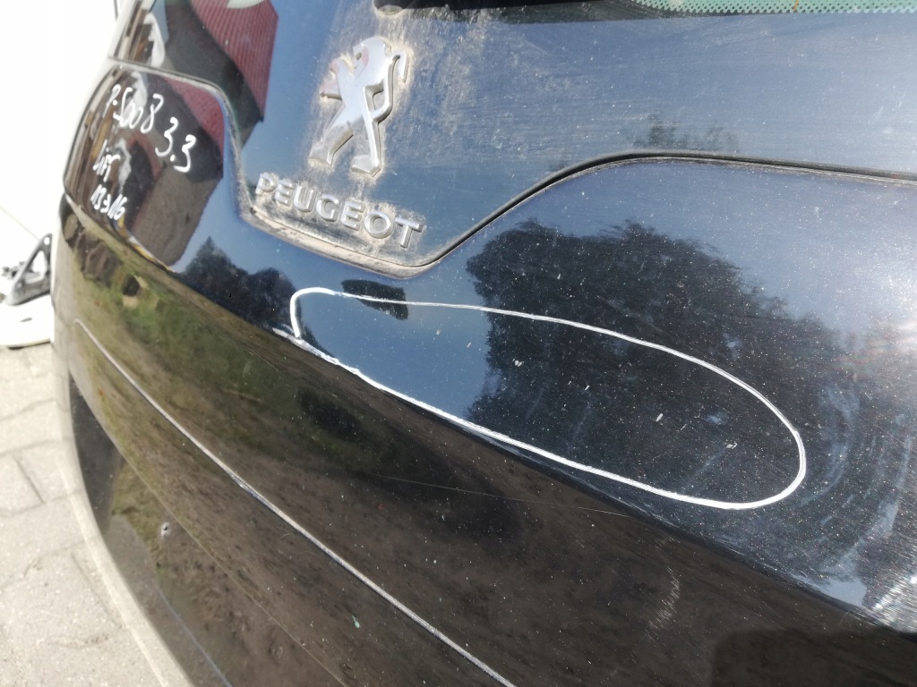 фото №4, Задняя крышка багажника peugeot 5008 lift 13-16