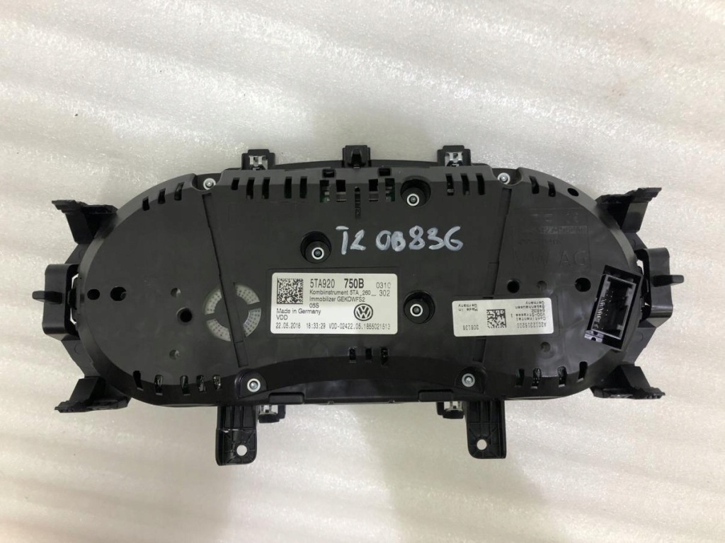 фото №8, Счетчик приборы vw touran iii 5ta920750b