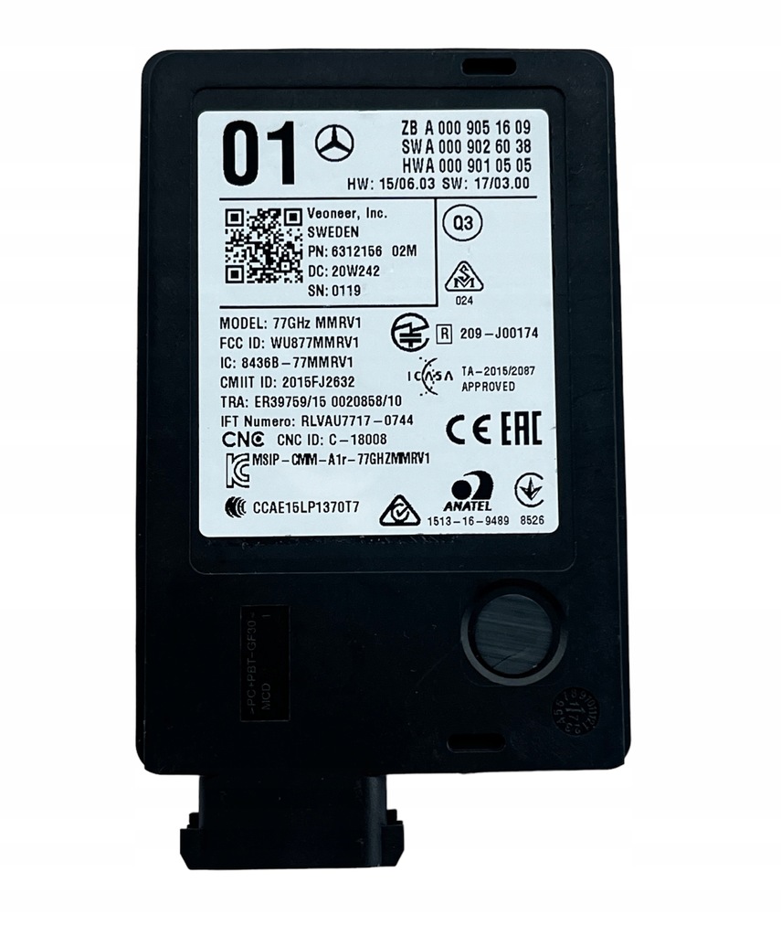 фото №1, Оригинальный номер радар задний mercedes amg gt r coupe w190 a190