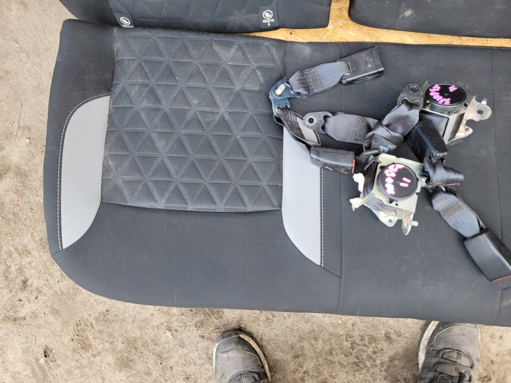 фото №10, Сидіння сидіння заднє сидіння спинка ремені dacia sandero ii stepway