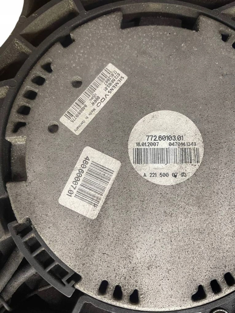 фото №6, Вентилятор радіатора mercedes-benz електричний 2215000493