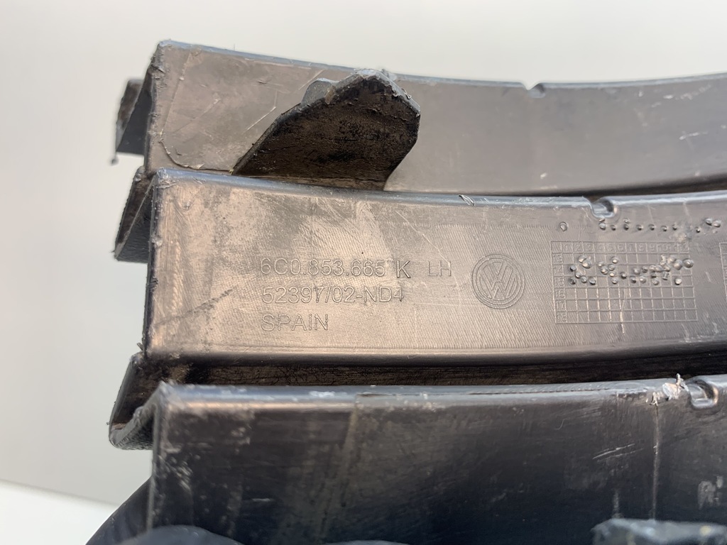 фото №8, Vw polo v lift решітка решітка радіатора бампера лівий перед 6c0853665k