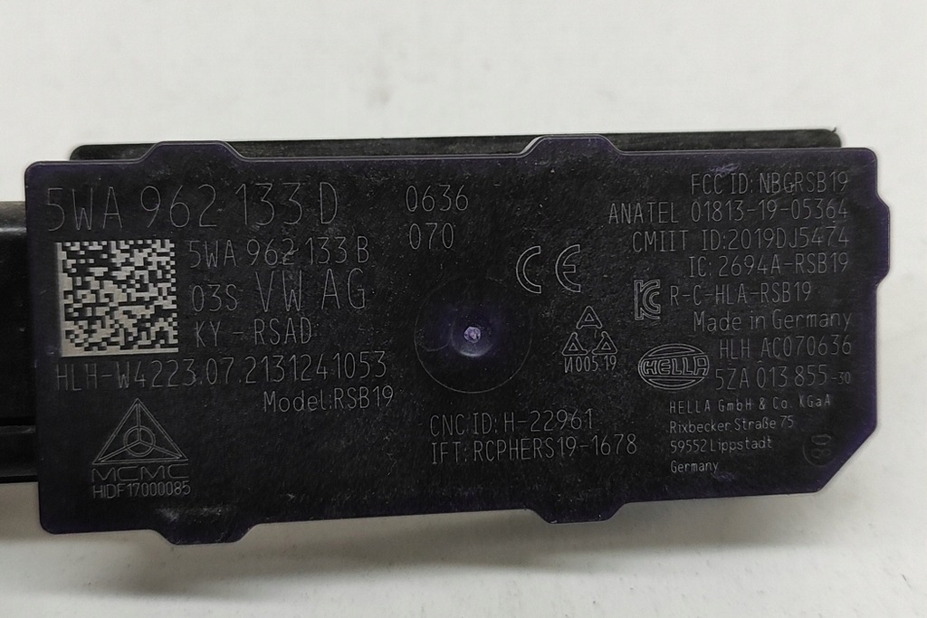 фото №7, Skoda enyaq iv антенна центрального открывания 5wa962133d 2022 26806089