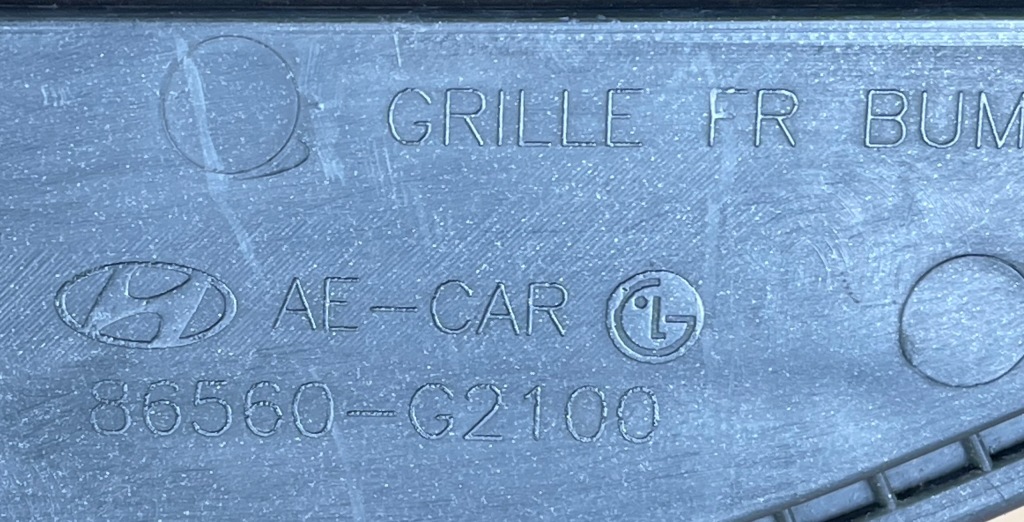 Hyundai ioniq ae рестайлинг  19- решётка бампера хром перед передняя 86560-g2100 Доставка