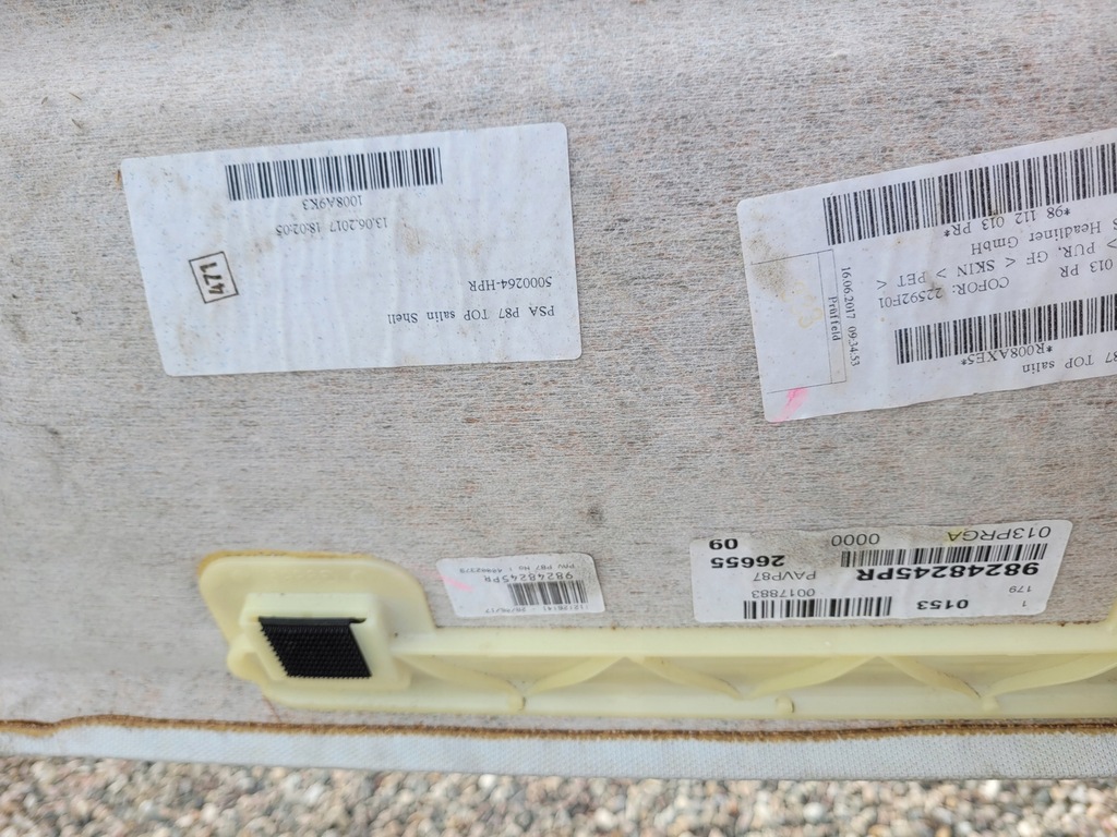 фото №13, Стеля панорама peugeot 5008 ii панорама