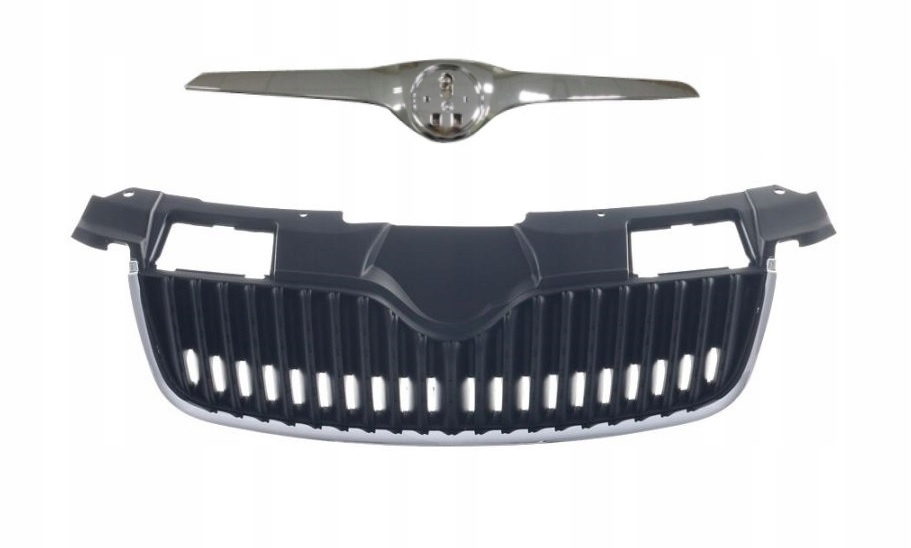 фото №1, Решітка радіатора решітка радіатора skoda fabia roomster 04-10 хром kpl.