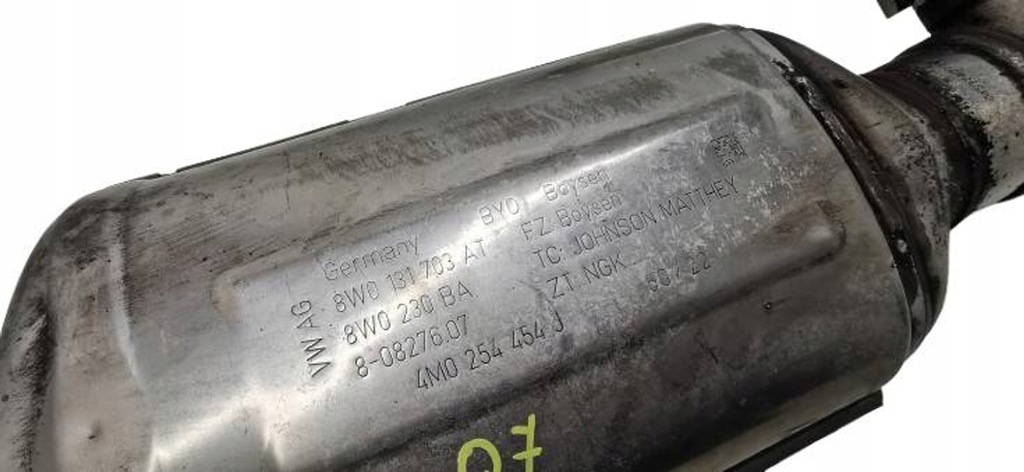 фото №8, Audi q7 катализатор фильтр dpf 4m0254454j 8w0131703at 3.0 tdi 60 tys km