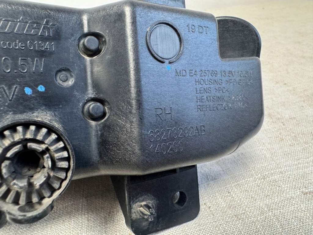 фото №8, Dodge ram 1500 19- противотуманная фара лампа противотуманная правая бампер передний