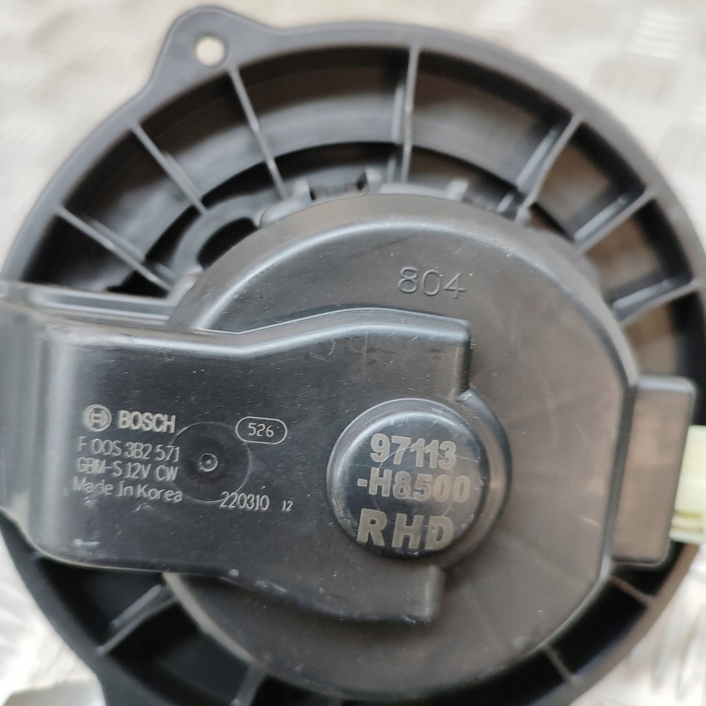 фото №6, Hyundai kona i 2022 вентилятор обдув / воздуходувка