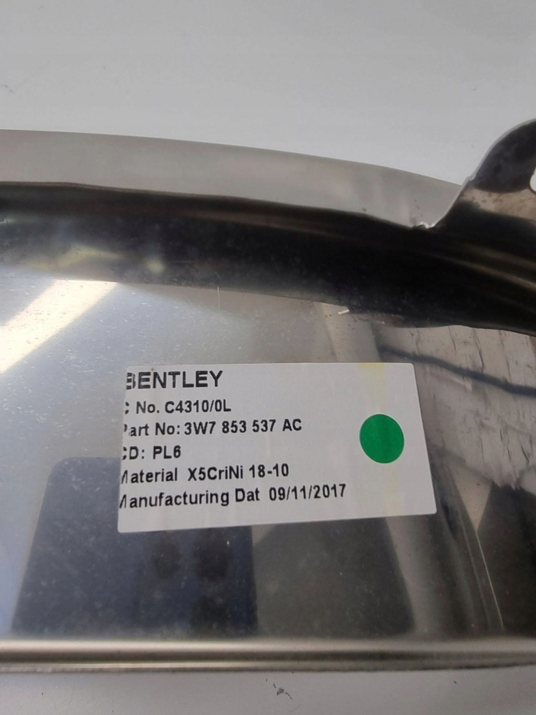 Купить Bentley continental 2017 комплект молдинг порог боковая