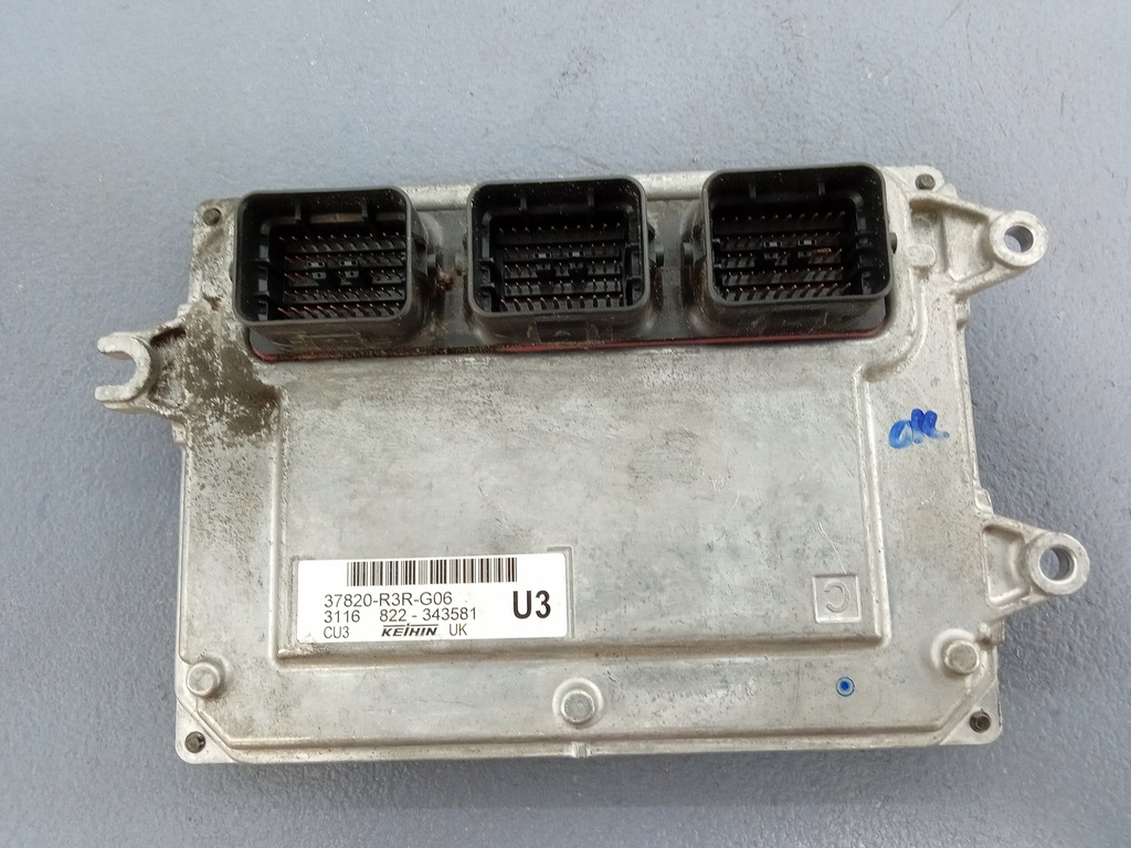 фото №2, Civic ix 1.4 16v блок управления двигателя 37820-r3r-g06