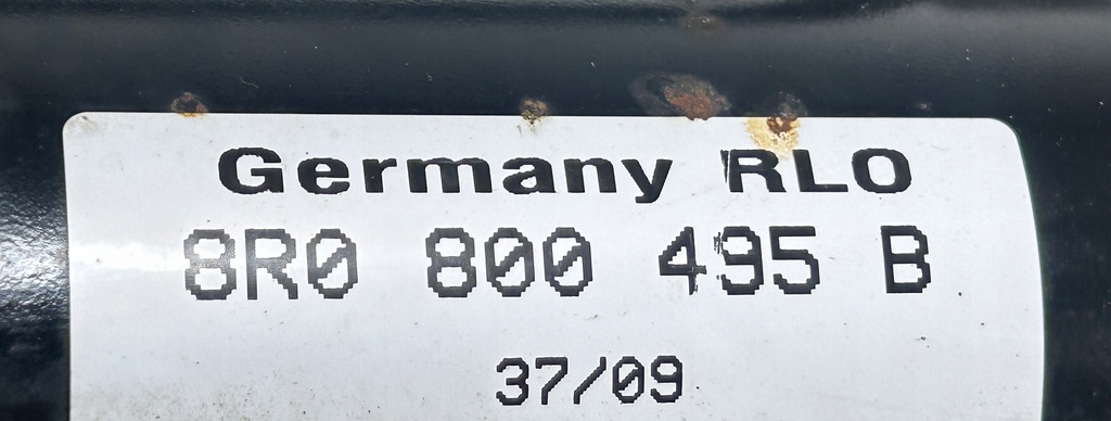 фото №7, Hak буксировочный жгут модуль audi q5 i 8r 8r0800495b оригинал