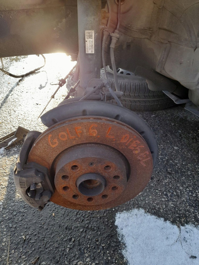 фото №8, Поворотний кулак ліва амортизаторна стійка vw golf vi 6