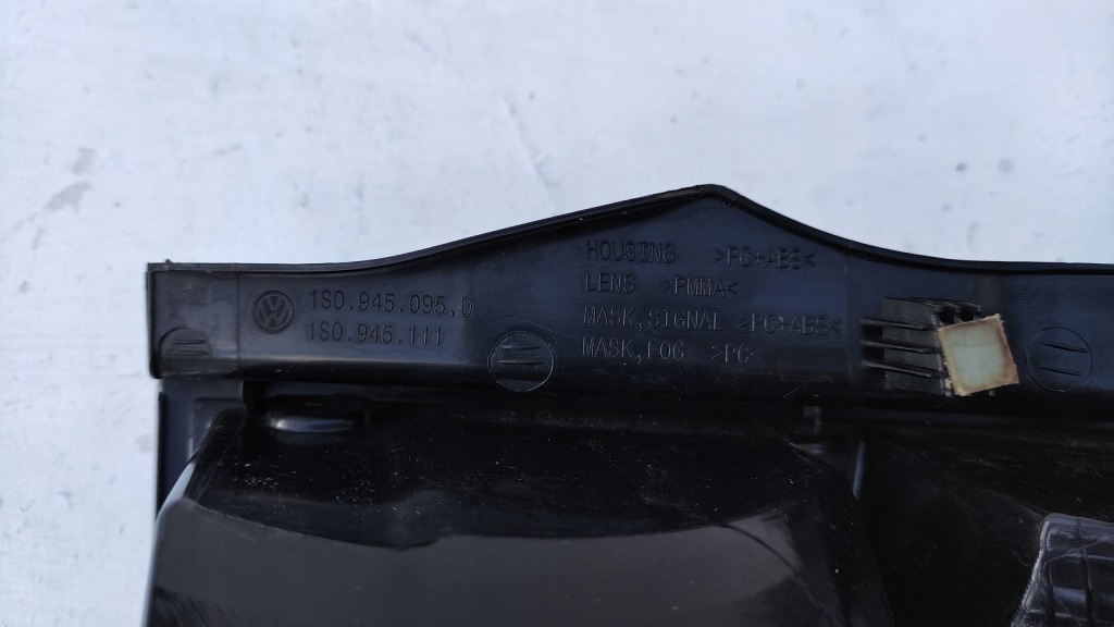 фото №7, Vw up 1s0 12-16 лампа лівий задня задня 1s0945095d t-b22